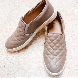A new day taupe slip on sneakers 8.5